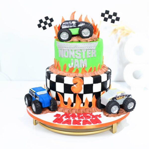 3D CAR RACING CAKE