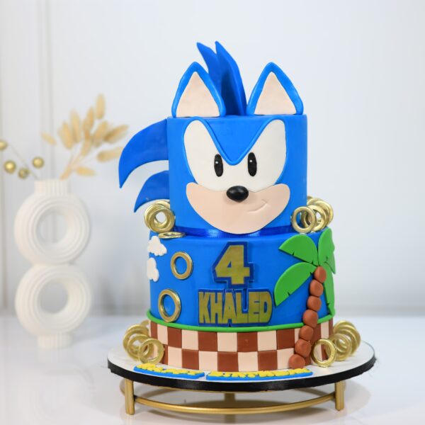 SONIC THEME CAKE