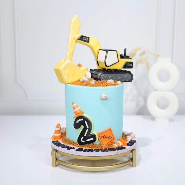 EXCAVATOR THEME CAKE