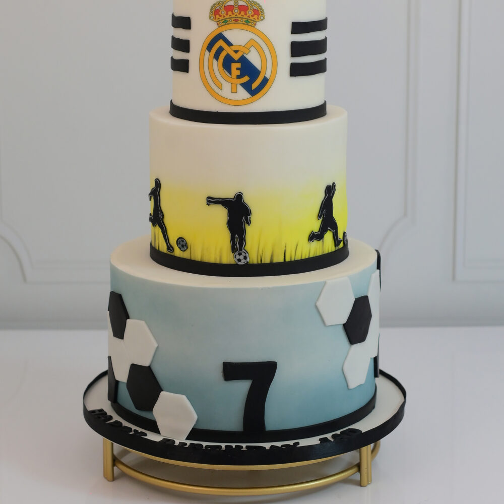 FOOTBALL CLUB THEME CAKE - Image 3