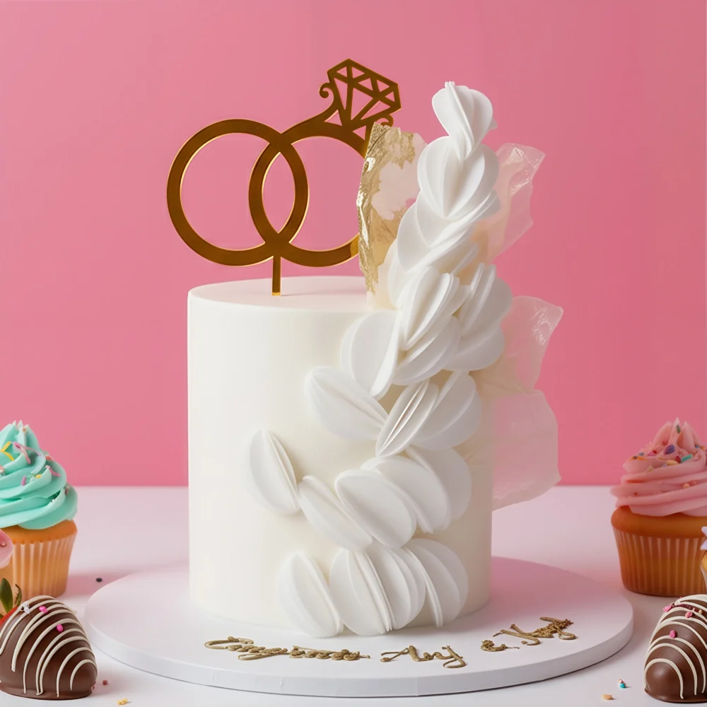 Wafer Paper Garland Cake